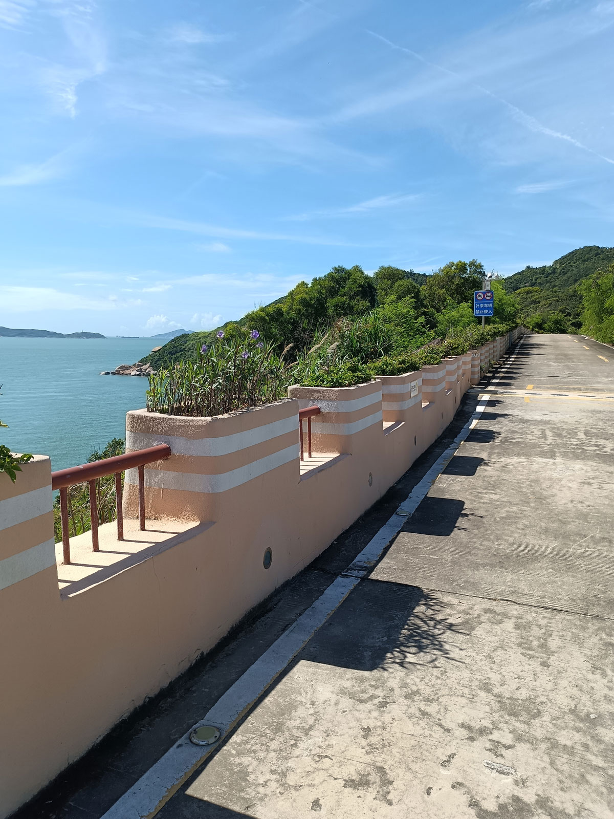 珠海桂山岛沿海花箱工程